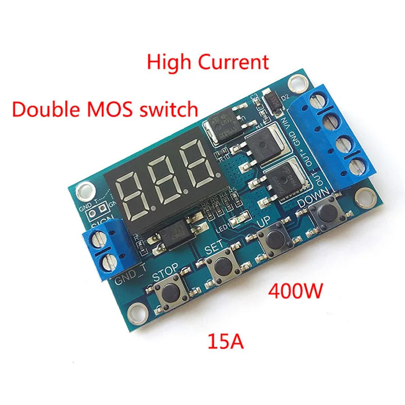 Цикл запуска схема выключателя таймера с задержкой двойная плата управления МОП