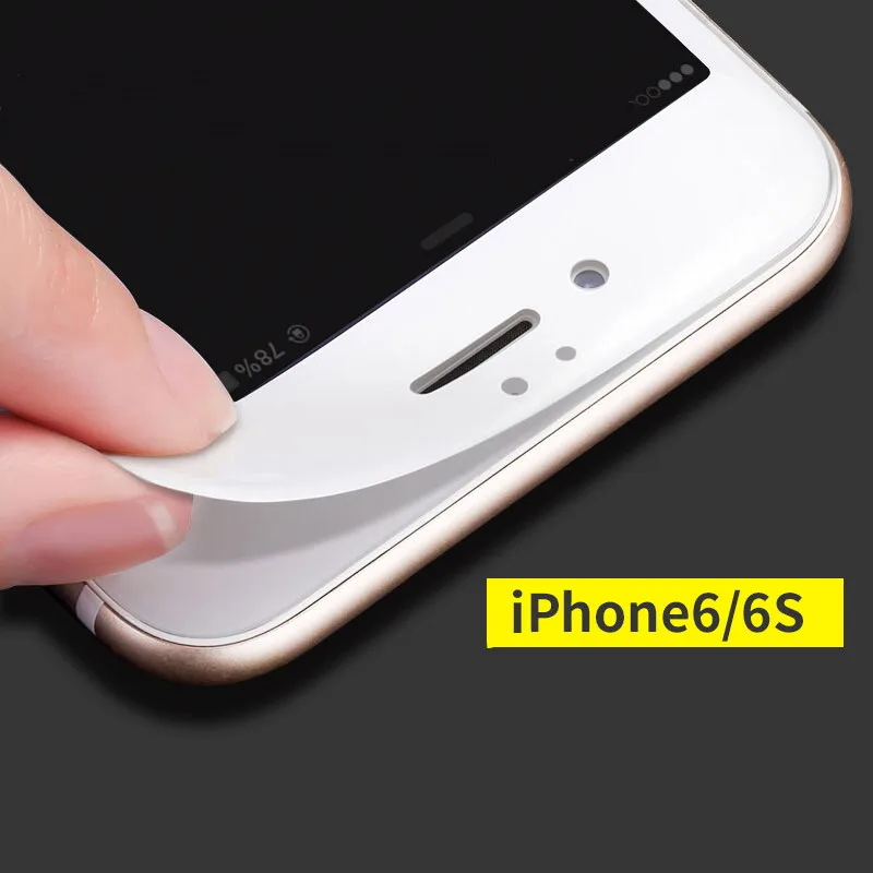 Закаленное стекло 9H с полным покрытием для iPhone 7 8 6 6s Plus Защитная пленка экрана 7plus
