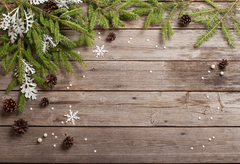 

HUAYI christmas Photography Backdrops Newborns brown Wood Floor Baby Photo Backgrounds christmas XT-6616