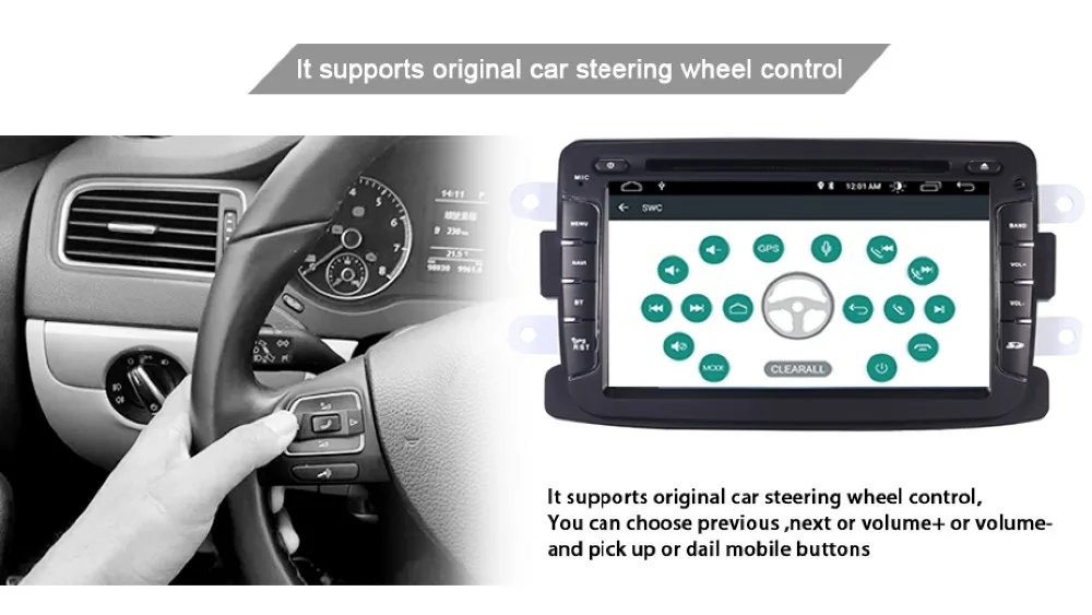 2din Android 9,0 автомобильный dvd-плеер для Renault Duster Dacia Sandero Capture Lada Xray 2 Logan 2 ram 3g wifi gps навигация радио