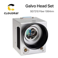 cloudray 1064nm fiber laser scanning galvo head sg7210 sg7210r input aperture10mm galvanometer scanner with power supply set