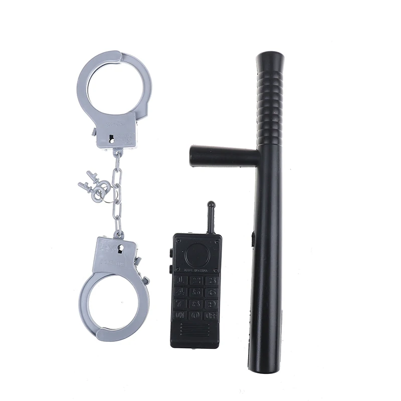 3 шт./компл. детские игрушки ролевые игры домашние бунт полиция косплей Детские