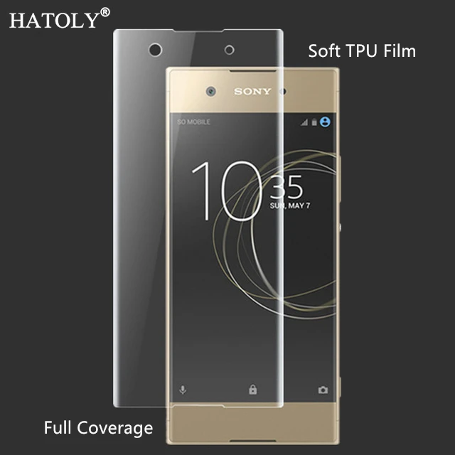 Мягкая нано-пленка из ТПУ для Sony Xperia XA1 Plus Защитная пленка экрана dual G3423 с полным