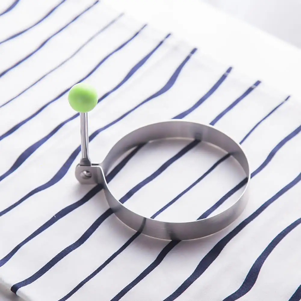 1PC Stainless Steel Egg Shaper Fried Mold Cooking Tools Pancake Mould Ring Round Kitchen Tool Gadget Non-stick | Дом и сад