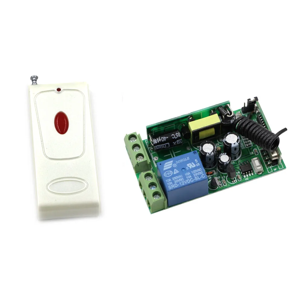 AC 85-250 Wide Voltage 1CH Relay Wireless Remote Control Switch Light Power Receiver Transmitter TX RX | Обустройство дома