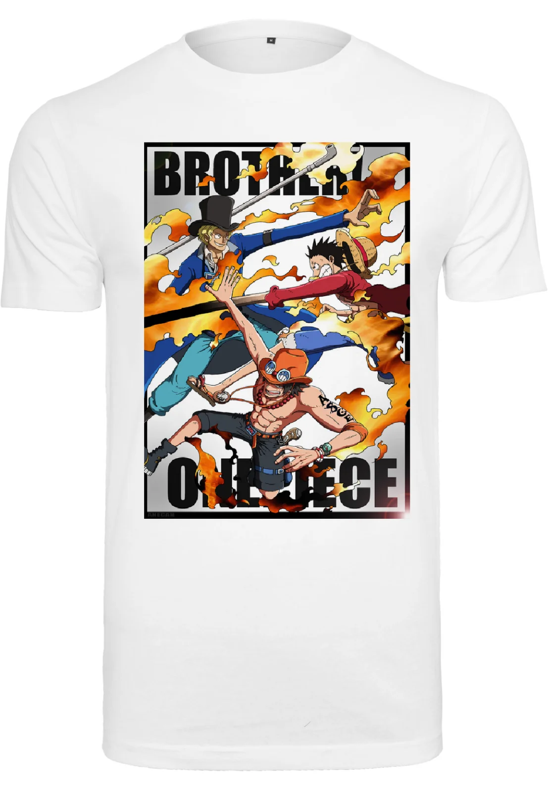 Herren футболка Ruffy Luffy Brother Ace Sabo цельный пират Аниме Манга Бесплатная доставка Harajuku