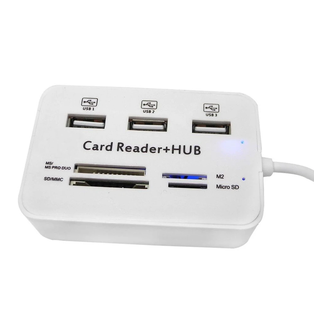 Адаптер питания Micro usb хаб 3 0 Combo с портами устройство для чтения карт TF/SD/MS/M2 все в