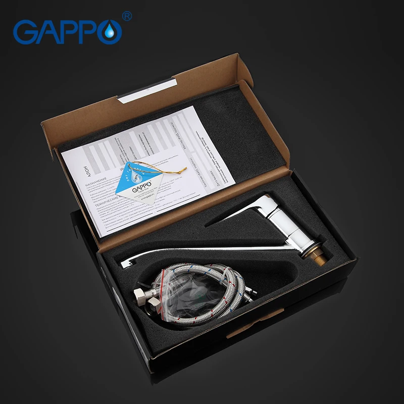 Кухонный Смеситель GAPPO вращающийся кран для холодной и горячей воды крепление на