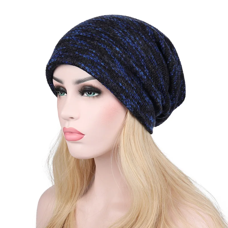 Модные женские зимние шапки толстые теплые вязаные шапки-бини уличные Лыжные Gorros