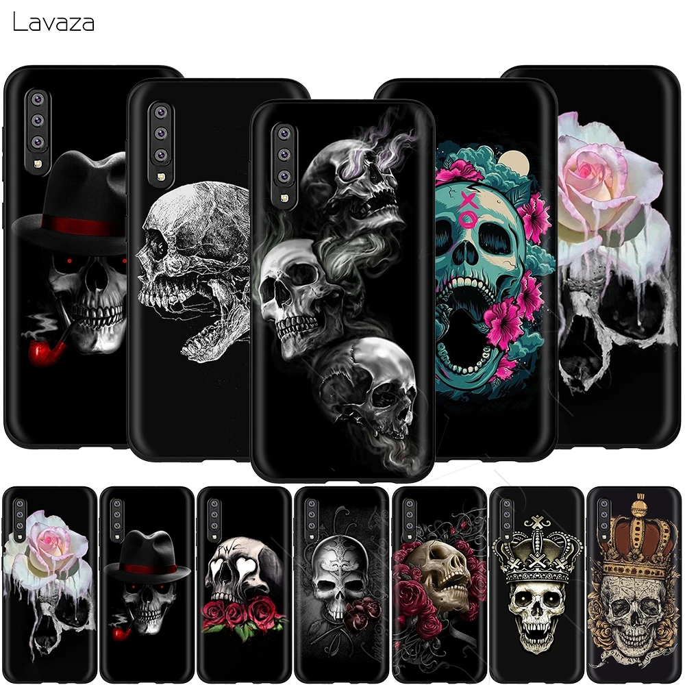 Lavaza в стиле ретро с цветочным рисунком Череп Корона чехол для Samsung Галактики S6 S7