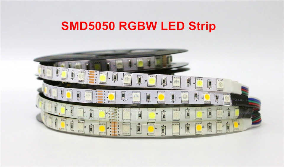 5 м/упак. SMD 5050 RGBW RGBWW Светодиодная лента DC 12 В 60 светодиодов/M IP20 IP65