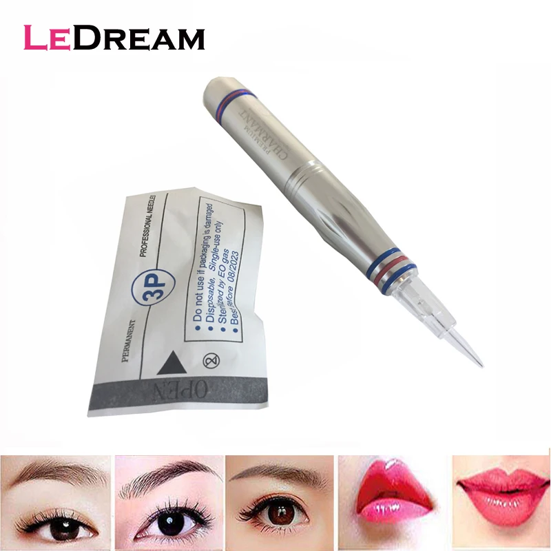 

50pcs Sterilized 8mm Screw Tattoo Cartridges Needles Tips Microneedling 3P 3RL For Charmant I Permanent Makeup Microblading