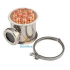 Сечение пузырьковых пластин SS304 6 дюймов 154 мм (OD мм) и медная пузырьковая пластина для дистилляции.