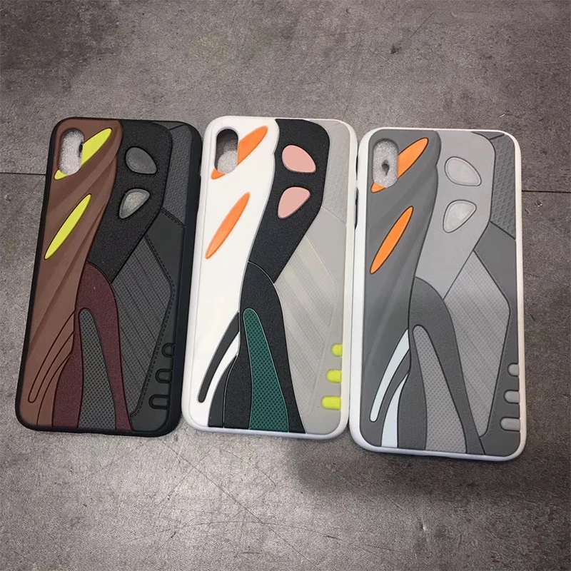 Роскошные брендовые белые кроссовки 700 Yeezys Boost чехол для телефона iPhone 7 8 Plus X XS XR MAX