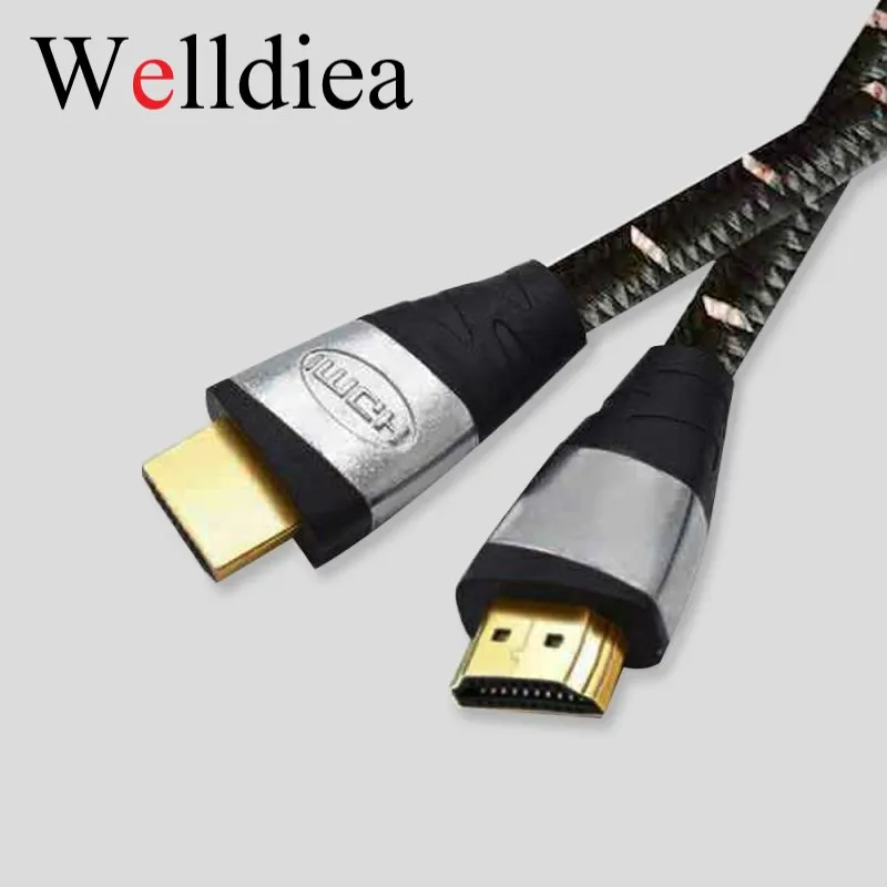 Кабель HDMI Welldiea (мужчинами кабель) 2 0 4 k 3D 60FPS группа плетеный кабель для HDTV ЖК