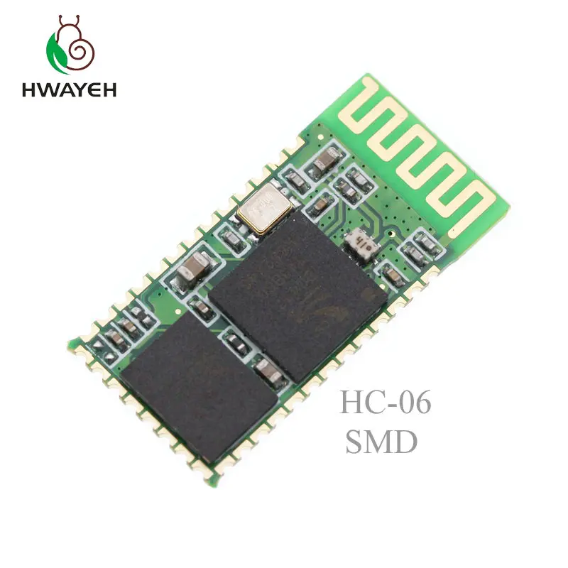 HC-05 HC05 HC-06 HC 06 RF беспроводной Bluetooth приемопередатчик Slave модуль RS232/конвертер TTL в UART и адаптер - Цвет: HC-06 SMD