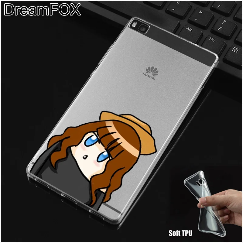 DREAMFOX L321 милый мультяшный Дизайн Мягкий ТПУ силиконовый чехол для huawei P8 P9 P10 Lite Plus