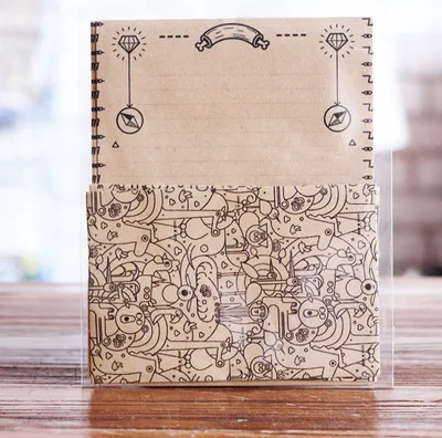 

12pcs/Set 4 envelops + 8 writting paper Maze Type envelopes sobres papel letter paper set stationery gift
