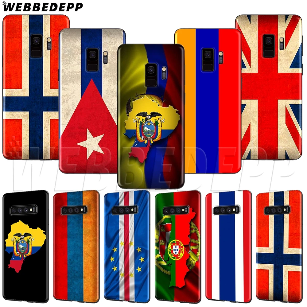 WEBBEDEPP с флагом Армении мягкий чехол из ТПУ принтом &quotдля samsung A3 A5 A6 A7 A8 A9 J6 плюс 2016