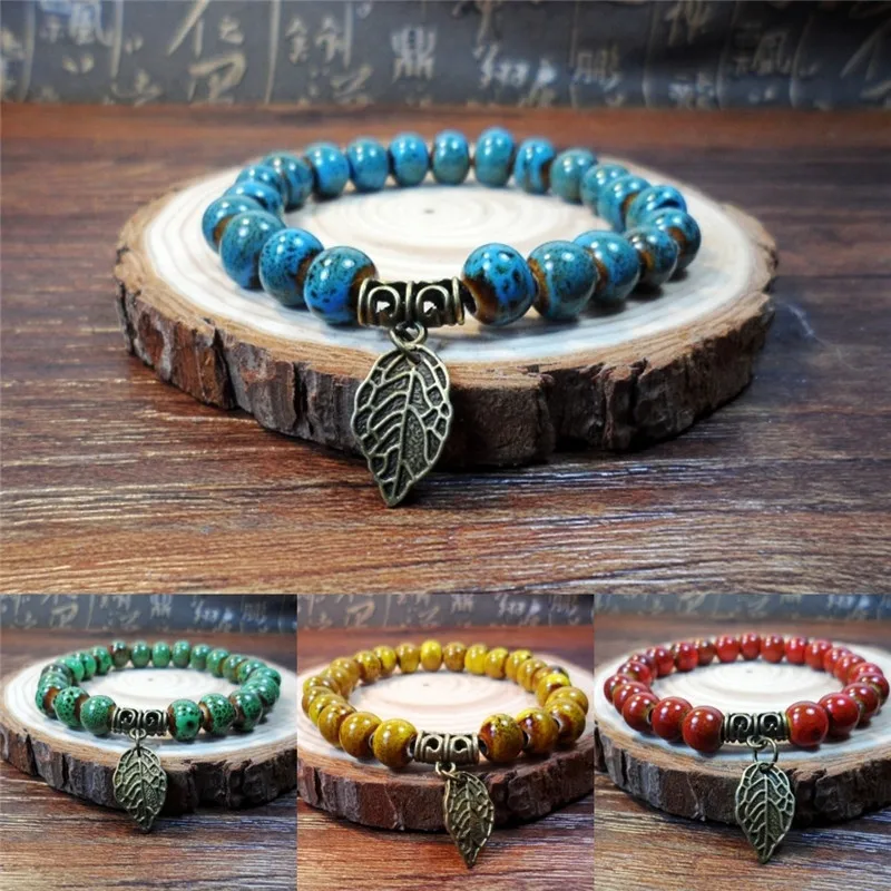 Брендовый винтажный браслет topkeep Модный женский из бисера глазурованного в стиле