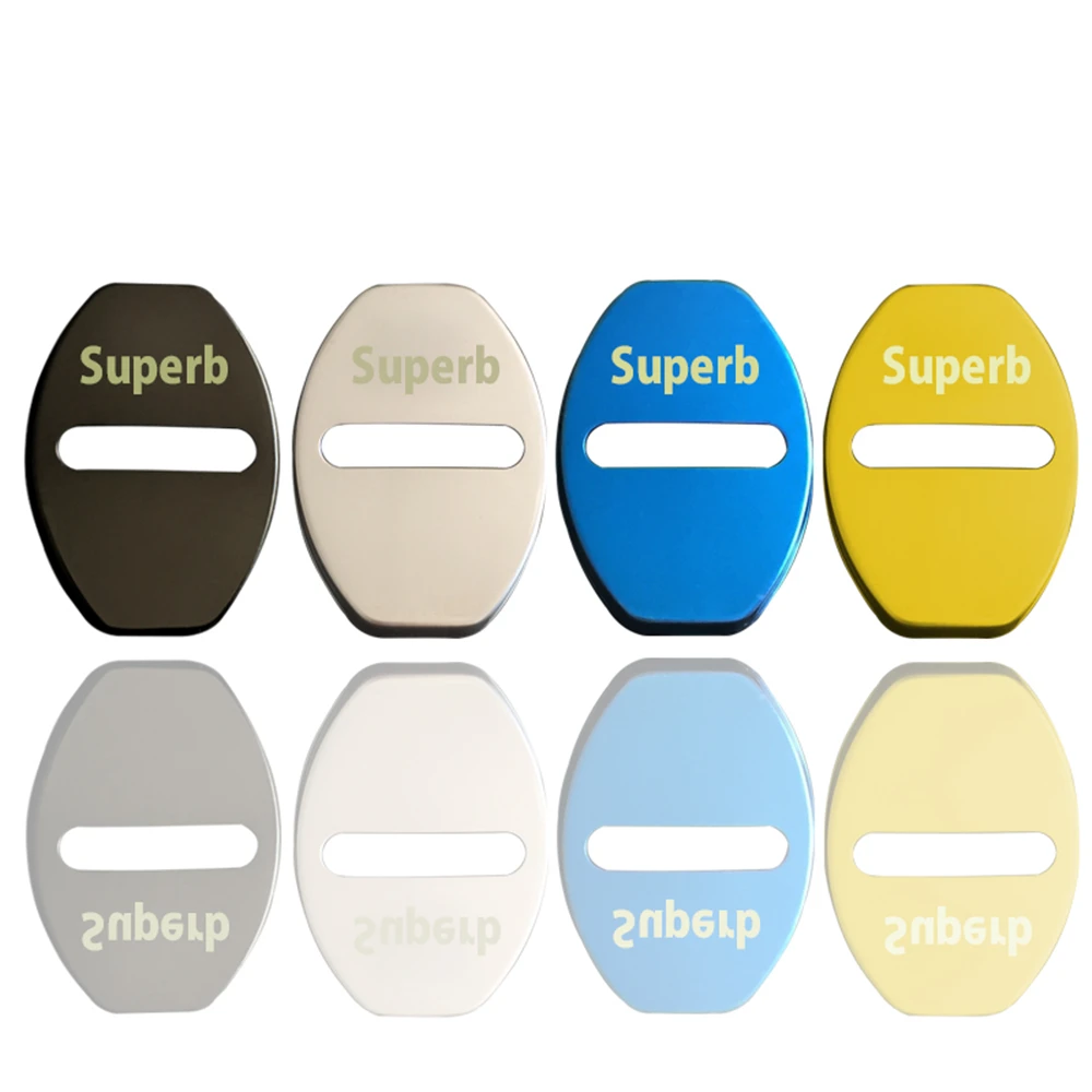 4 шт. крышка дверного замка из нержавеющей стали автомобильный Стайлинг