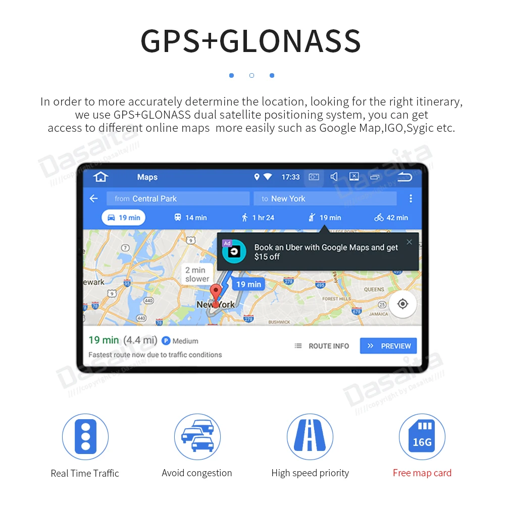 Автомобильный мультимедийный проигрыватель плеер с 9 &quotIPS экраном Android 10 0 GPS