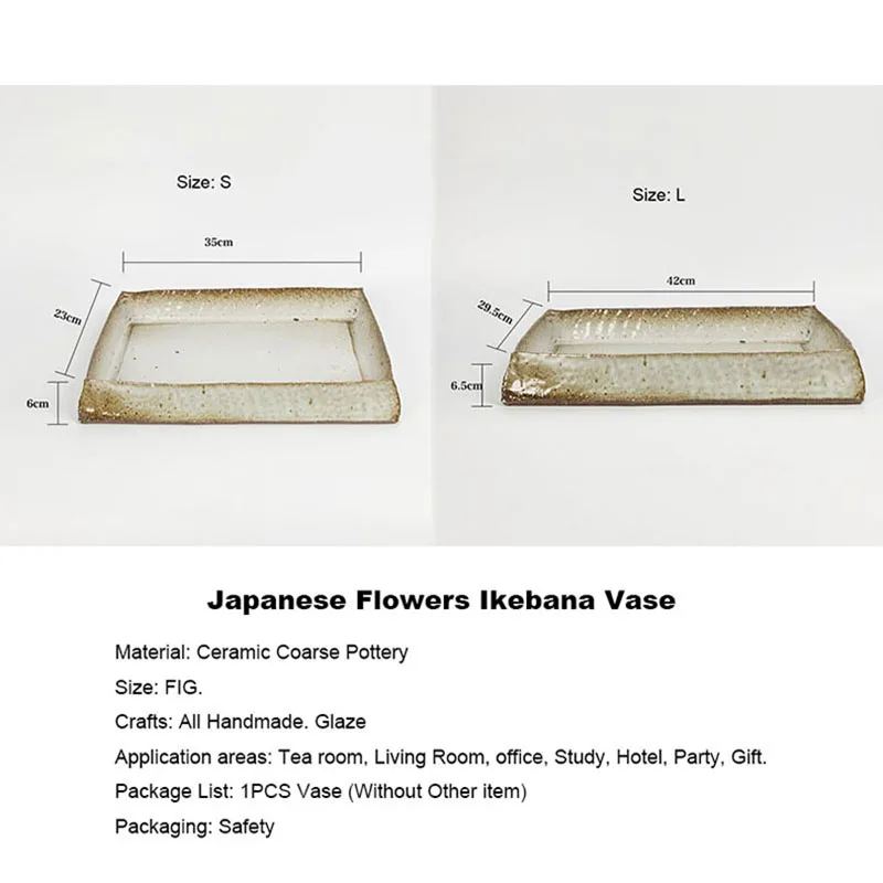 Японская Цветочная ваза цветочный горшок Ikebana гидропоники керамический
