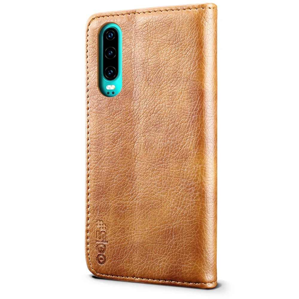 SLEO Индивидуальные чехол для huawei P30 из искусственной кожи флип Coque телефон