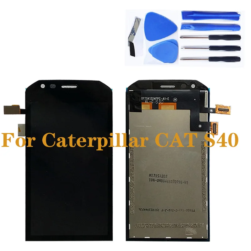 

For Caterpillar CAT S40 LCD display with touch screen digitizer component display unit replacement screen assembly
