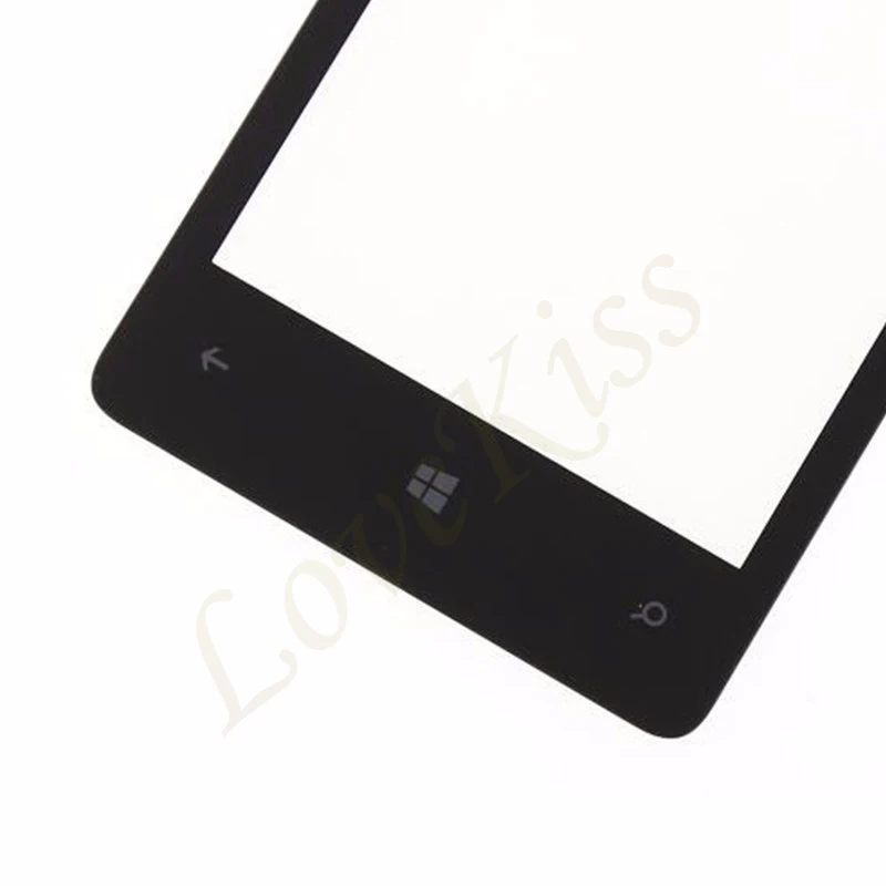Сенсорный экран дигитайзер панель для Nokia Microsoft Lumia 435 532 N435 N532 внешнее стекло