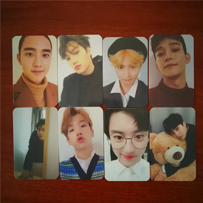 Новый альбом KPOP EXO Winter Universe Фотокарта в стиле хип хоп самодельные бумажные карты