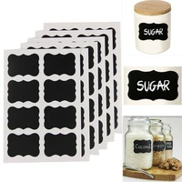 49pcs kitchen accessories blackboard stickers labels with rewritable white liquid chalk salt spice jar organizer kitchen gadgets