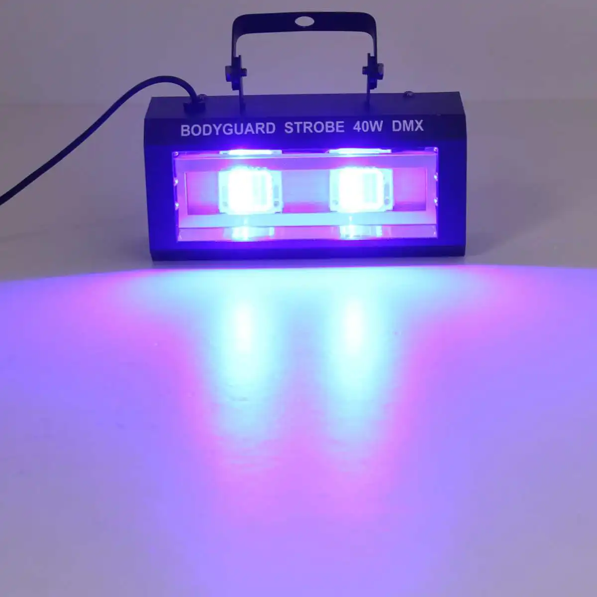 40/60/80/100W DMX512 светодиодный стробоскоп проблесковый маячок освещение Бар Диско диджей звуковой активации лампы эффект освещения штепсельная вилка стандарта США - Цвет: MultiColor