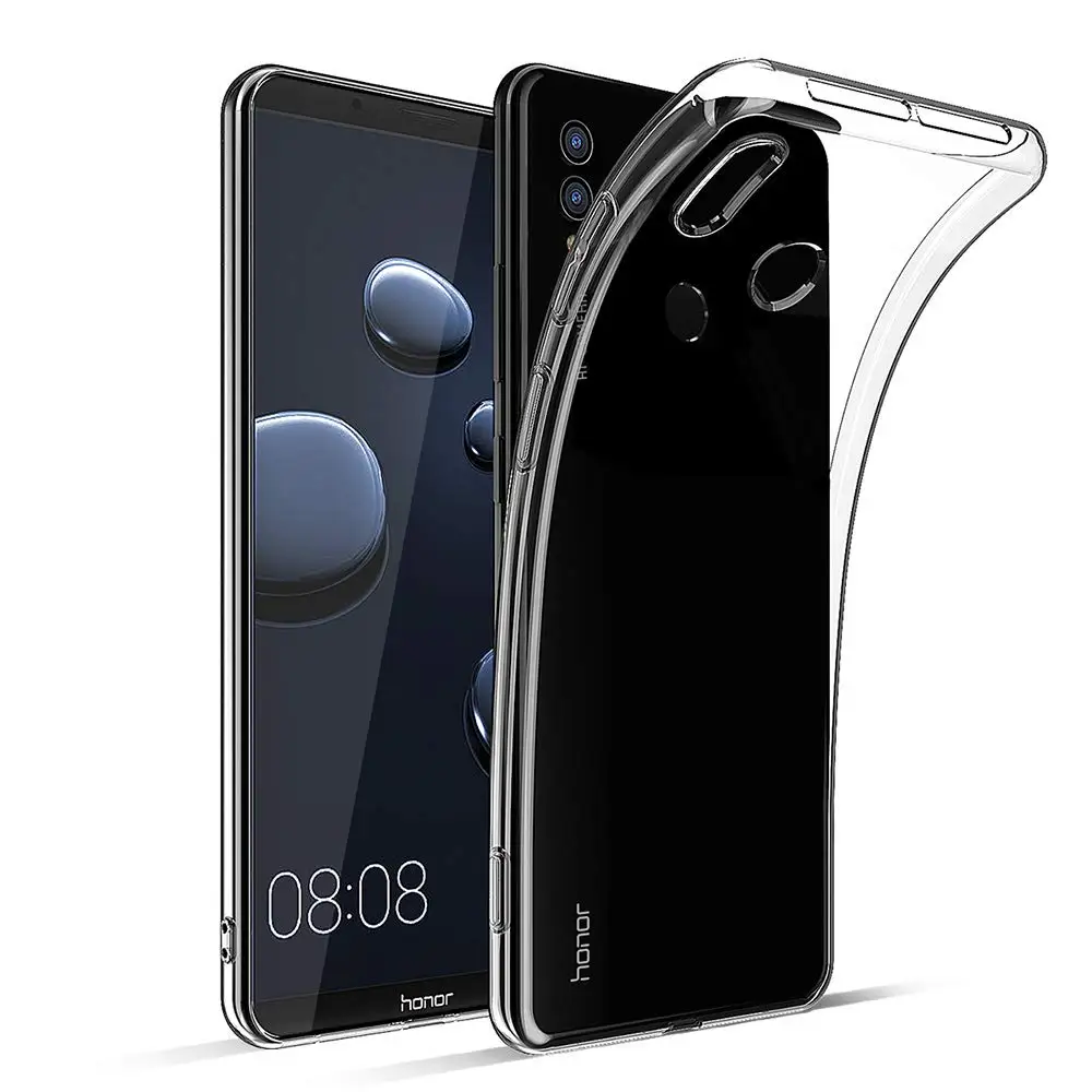 Ультратонкий прозрачный силиконовый мягкий защитный чехол из ТПУ для Huawei Honor Note 8