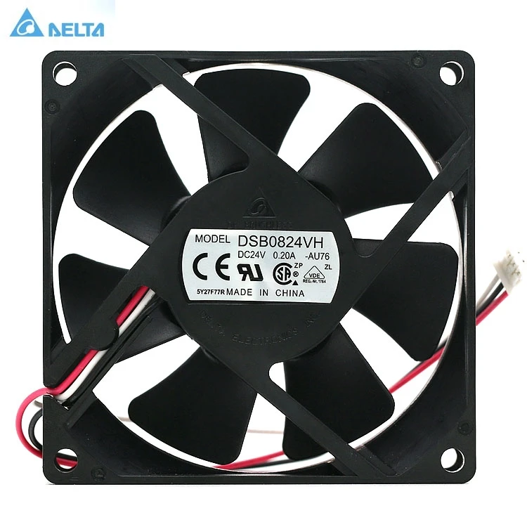 Абсолютно Новый Для delta DSB0824VH AU76 8025 DC 24V 0.20A 8 см инвертор сервер осевой вентилятор