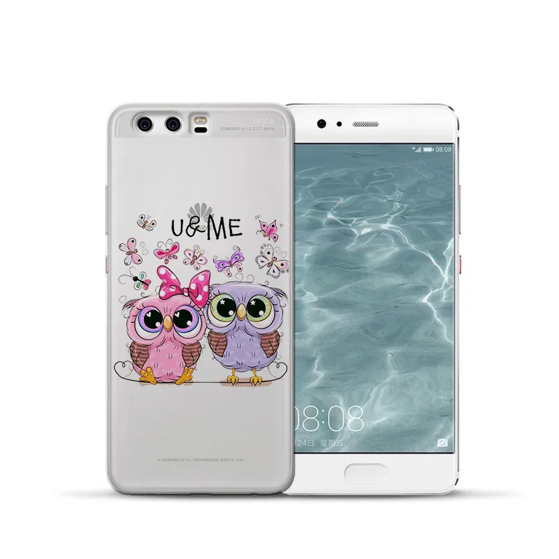Роскошные кошка мультфильм сова для Huawei Mate 9 10 20 P8 P9 P10 P20 P30 P Smart Lite Plus Pro чехол для телефона чехол Чехол-футляр