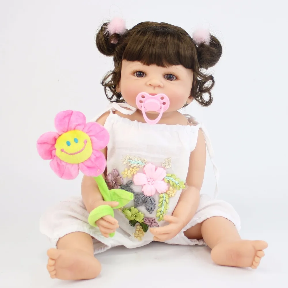 55 см силиконовые виниловые куклы Reborn Babies реалистичные игрушки подарок на день