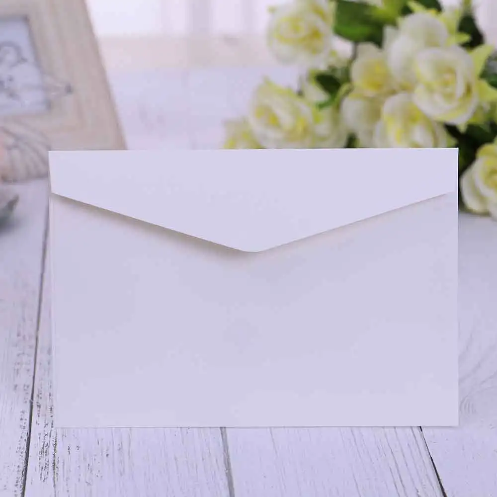 Envelops 40 шт. роскошный лазерный вырез на кружеве свадебные приглашения карты все для праздника Пригласительные открытки поздравление с днем рождения - Цвет: Envelops