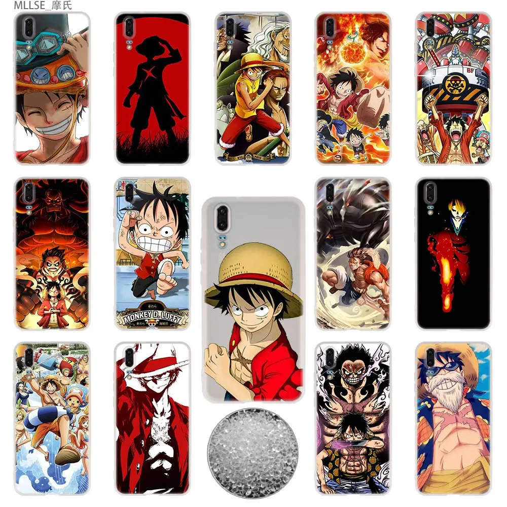 Мягкие чехлы для Huawei P40 P30 P20 Pro P10 Lite E Plus P Smart Z 2020 2019 цельная Обезьяна D Luffy|Бамперы| |