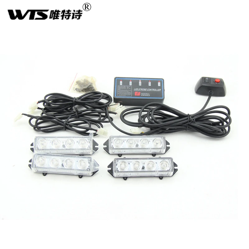 4*4 светодиодный высокомощный автомобильный стробоскосветильник s 16 фонарик