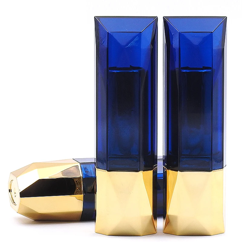 Diamond Black Blue Empty Lipstick Tube Homemade DIY Lip Balm Gloss Tubes Refillable Bottles Rouge Compact Containers 20pcs | Красота и