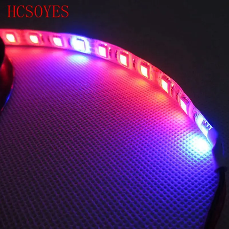 DC 12 В 5 м растения красный: синий = 7: 1 водонепроницаемый 60 шт./м 5050 SMD Светодиодная