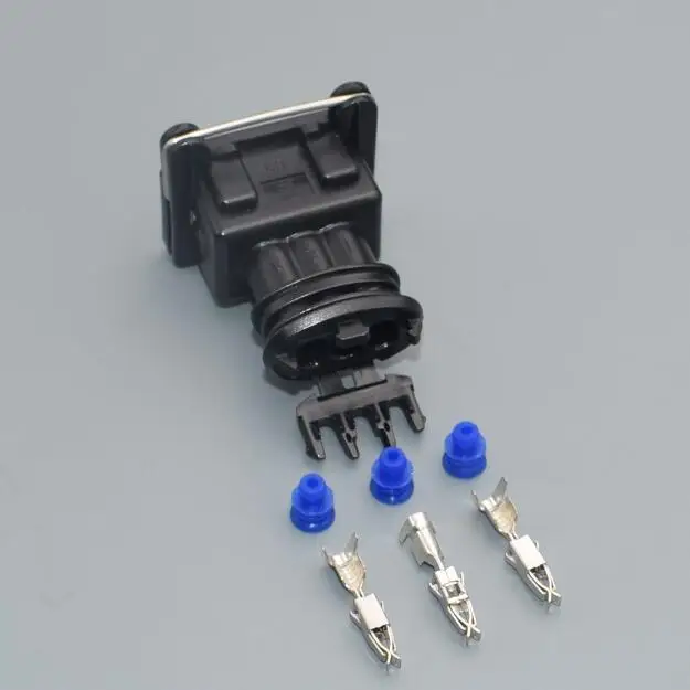 Shhworldsea 10 комплектов 3pin 3 way sensor connector kit чехол для автомобильного двигателя ткацкий