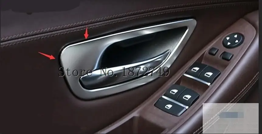 

3 Model For Choice! For BMW 5 series F10 2011 - 2014 Stainless Steel Inner Door Handle Bowl Cover Trim