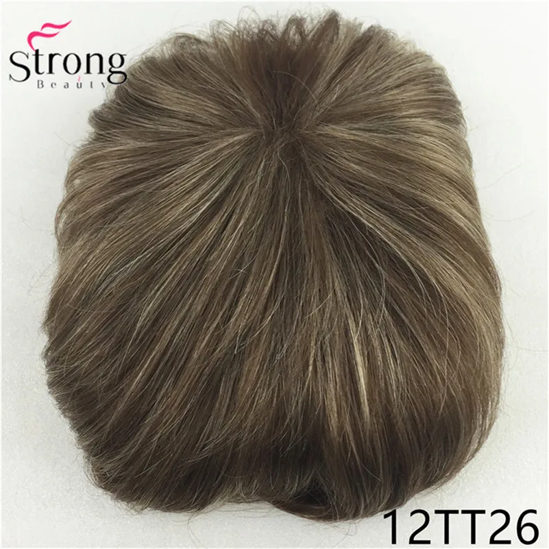 StrongBeauty парик женский Синтетический волос короткий парик наращивание волос кусок цвета выбор