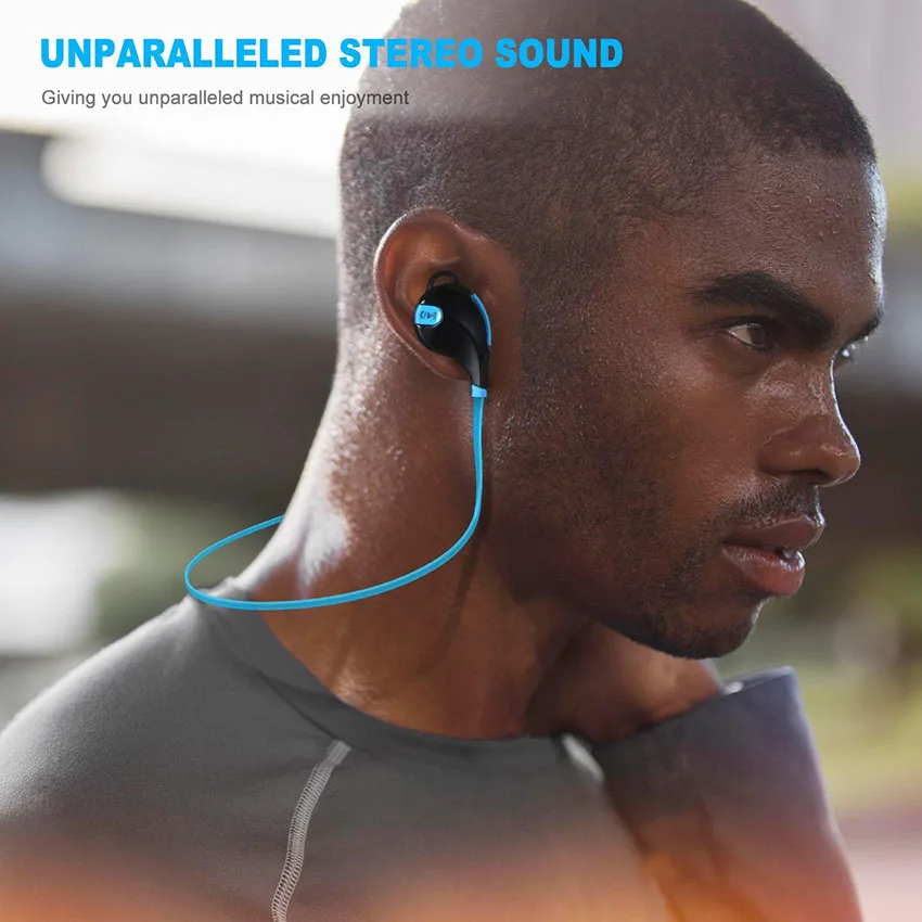 10 шт./лот QY7 Проводной Наушники капельки со стерео Спорт для бега Hands free Bluetooth с