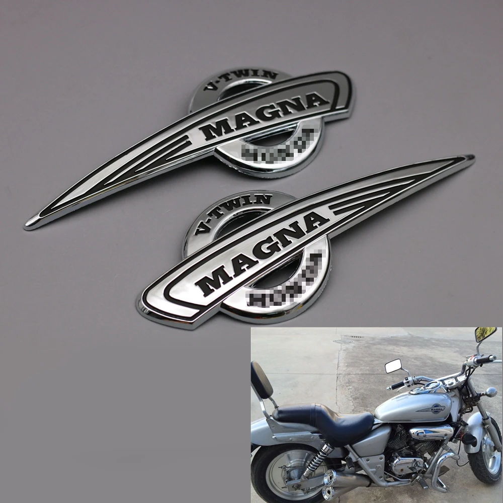 Хром АБС пластик 3D значок на топливный бак эмблема наклейка для Honda Magna 250 Dragon Dog