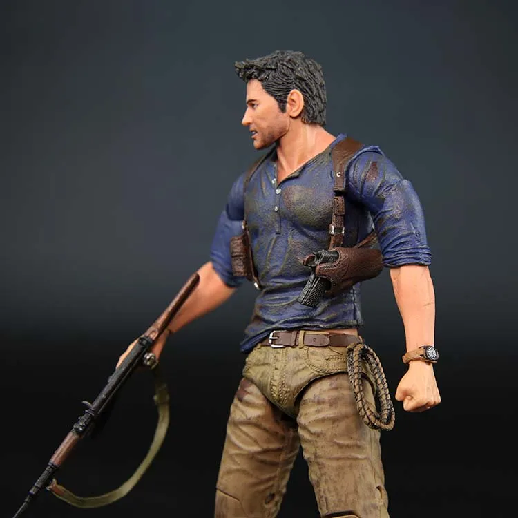 Экшн фигурка NECA Uncharted 4 A thorder's end NATHAN DRAKE ПВХ 7 дюймов 18 см|Игровые фигурки и