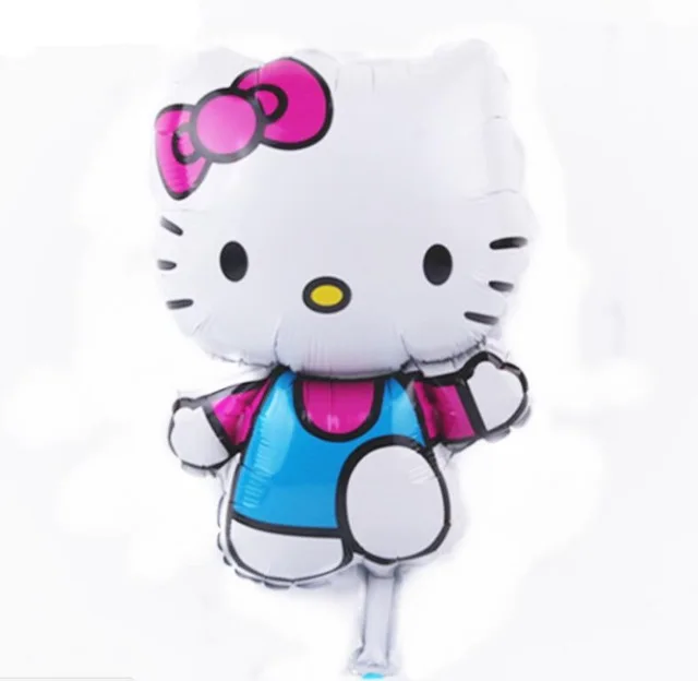 KUAWANLE 50 шт./лот Мини Hello Kitty воздушный шар для вечеринки с мультяшным рисунком KT