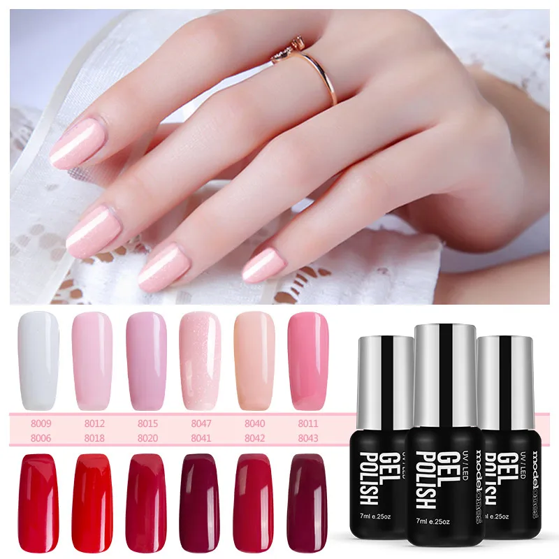 Гель лак для ногтей Modelones 7 мл желтый цвет УФ отмачиваемый светодиодный Модный